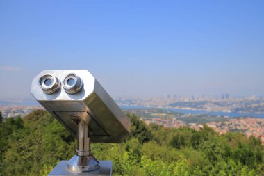 Gözlem güvertesindeki kule optik görüntüleyici