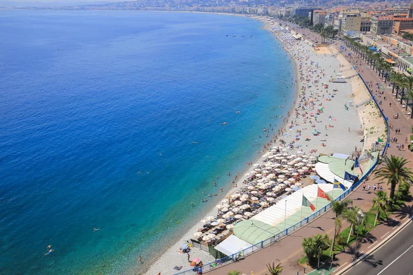 Cote Azur Beach French Riviera Nice — Stock Photo, Image