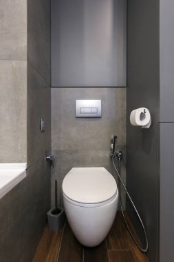 Evdeki tuvaletin içi.