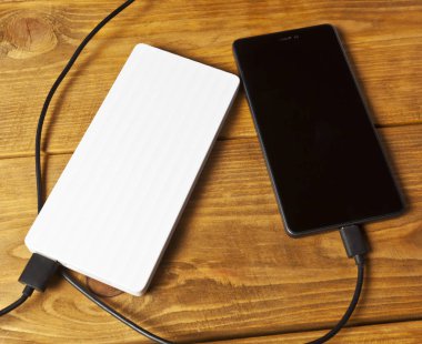 güç banka ve smartphone 