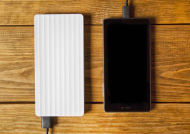 güç banka ve smartphone 