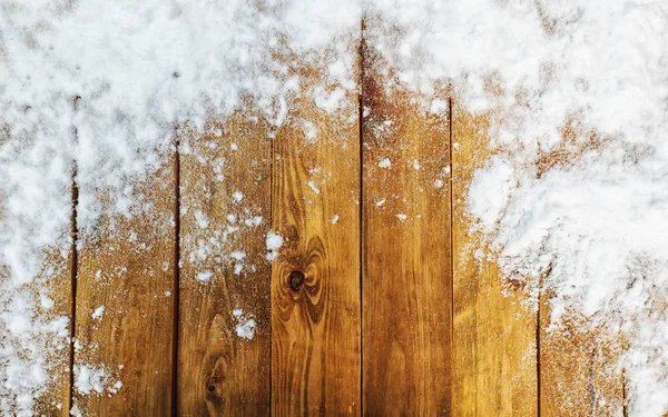 Biurko, pokryte śniegiem — Zdjęcie stockowe