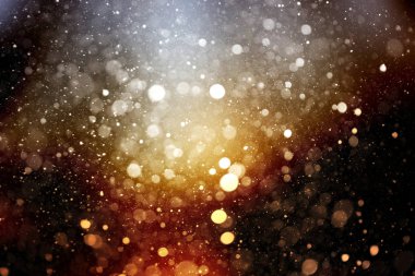 Parlak bokeh desen yaptı