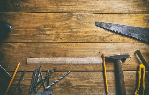 Conjunto de diferentes equipamentos de construção — Fotografia de Stock