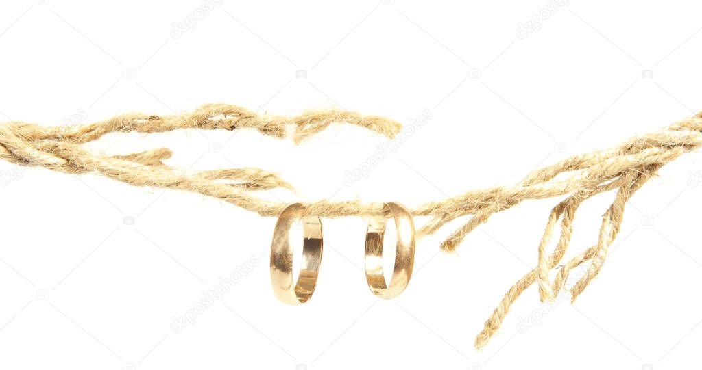 two Rings on rope 