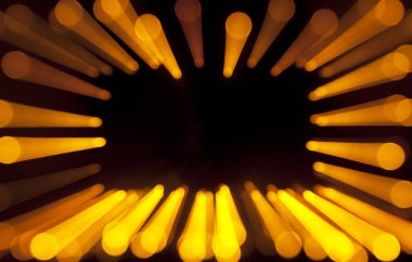 Bulanık bir Noel arkaplanı ve bir sürü ışık.