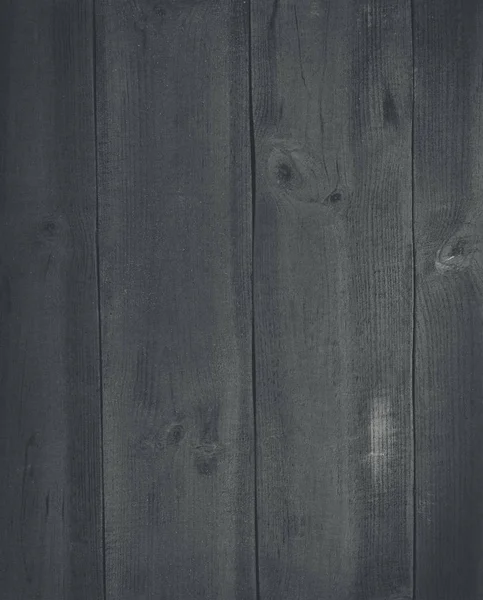 La mesa negra de madera vacía. El fondo de tablones pintados — Foto de Stock