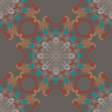 Soyut öğeler, Şam çinileri ile Seamless Modeli