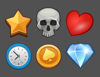 çizgi film Icons set