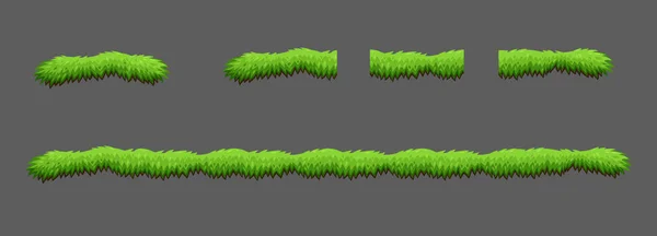 Dlaždice trávy herní balíček — Stockový vektor