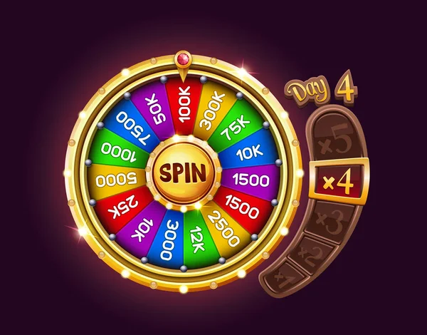 Roue bonus de chance — Image vectorielle