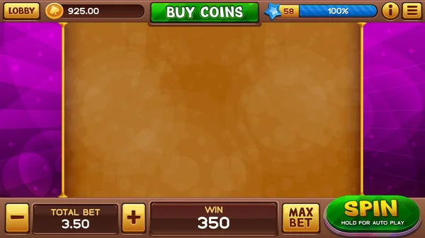 Slot gioco di sfondo — Vettoriale Stock