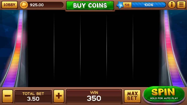 Bakgrund för slots spel — Stock vektor