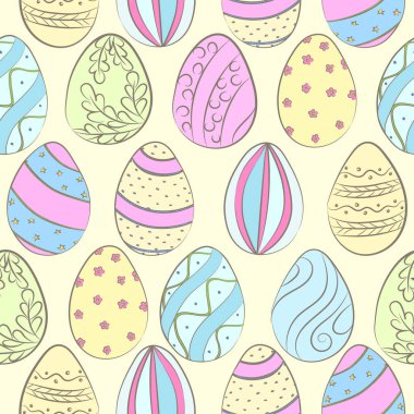 Paskalya yumurta renk desen