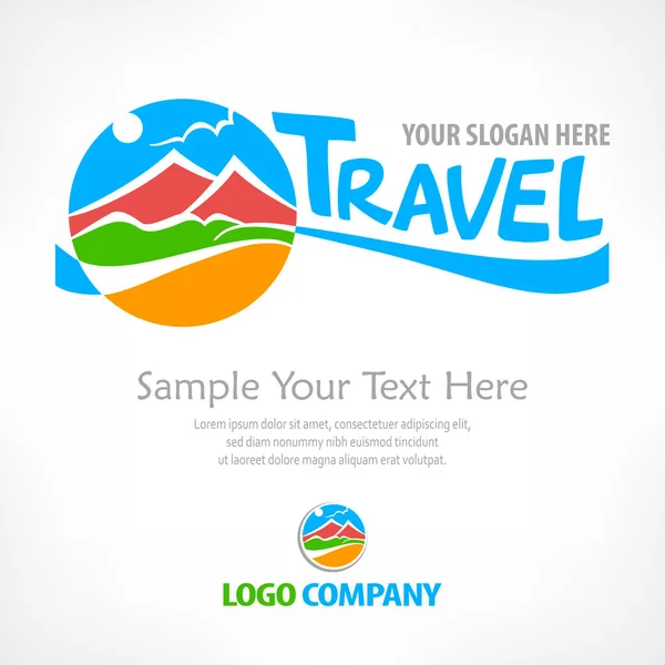 Travel logo concept — Stock Vector
