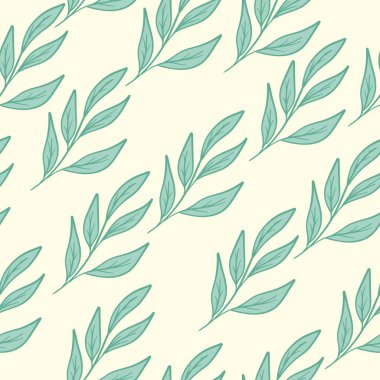 Sorunsuz çiçek desenli mavi