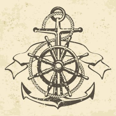 Çapa sembolü rozet grange