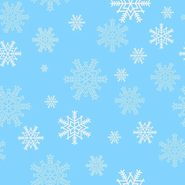 Vintersömlöst mönster — Stock vektor