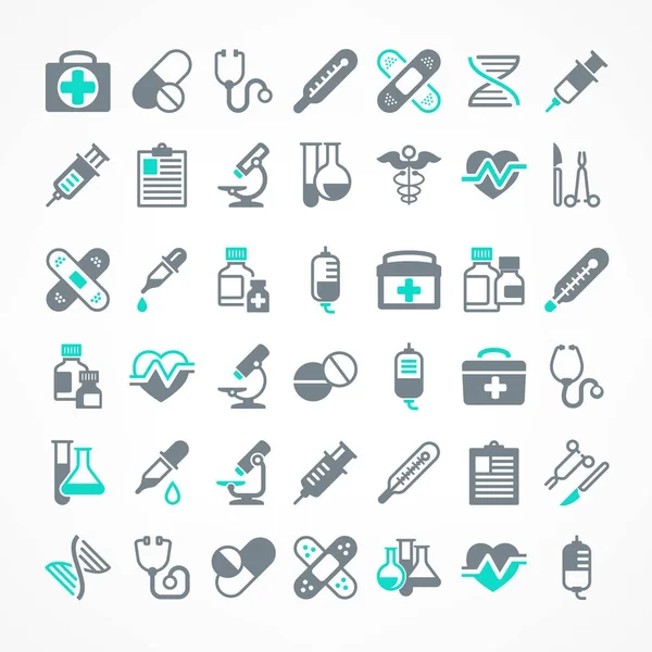 Set van medische iconen — Stockvector