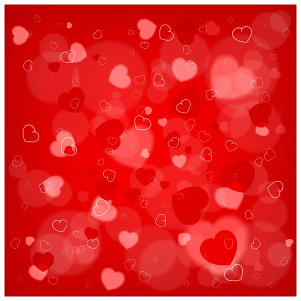 Día de San Valentín patrón rojo — Archivo Imágenes Vectoriales