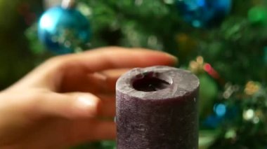 Noel akşamı. Bir mum ışığı vakti.