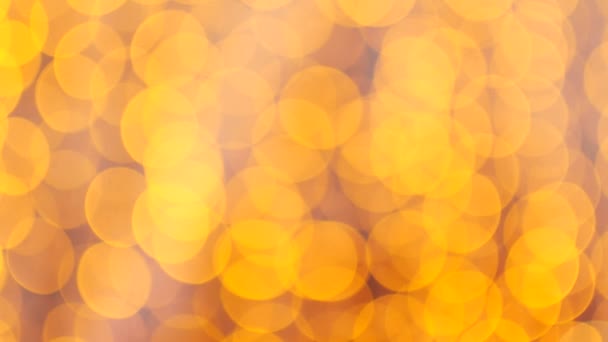 Contexte abstrait d'une guirlande. Cercles de bokeh jaune 