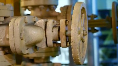 Sophisticated engineering mechanism. Metal construction