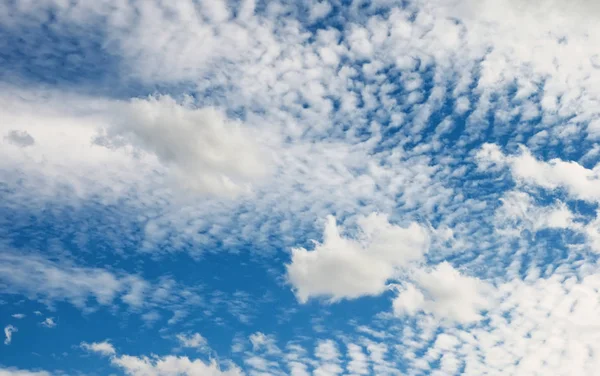 Blue sky with a white clouds Royalty Free Stock Images