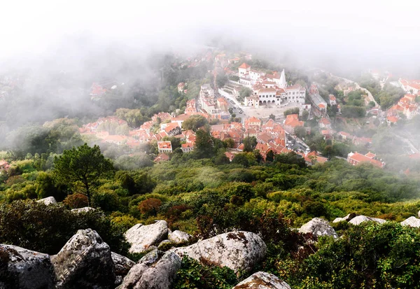 Stara Wieś Mgle Sintra Portugalii Obraz Stockowy