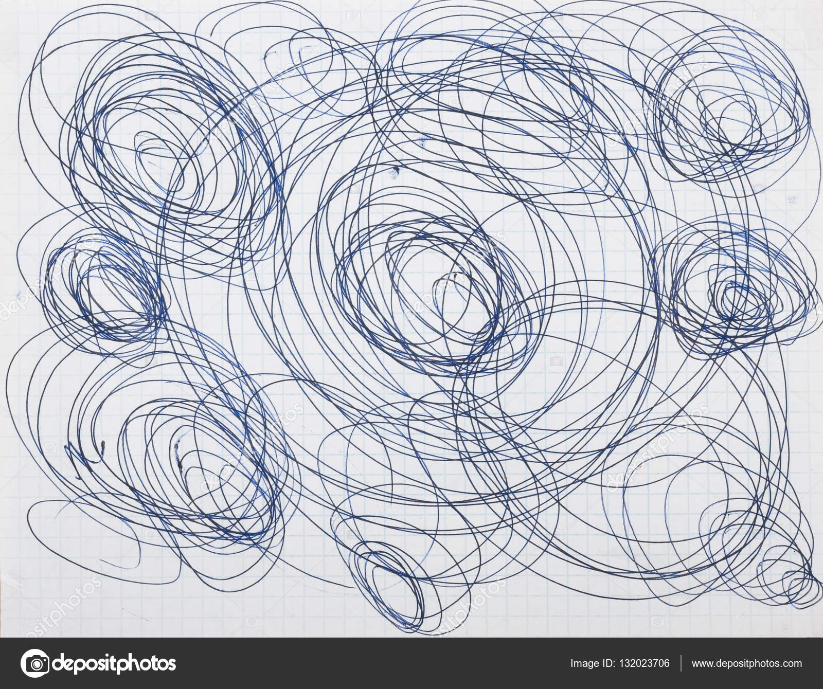 Abstract drawing with a ballpoint pen — Stock Photo © Alexan66 132023706