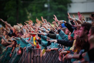 Konser görüşme eğlenceli canlı açık hava etkinliği