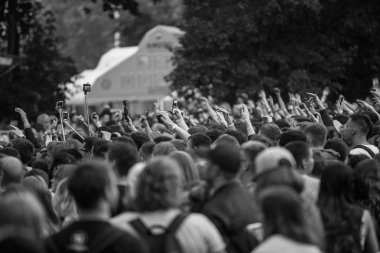 Konser görüşme eğlenceli canlı açık hava etkinliği