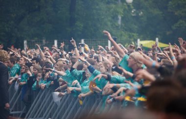 Konser görüşme eğlenceli canlı açık hava etkinliği