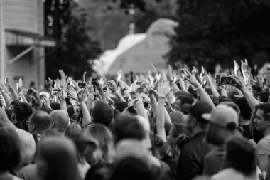 Konser görüşme eğlenceli canlı açık hava etkinliği