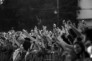 Konser görüşme eğlenceli canlı açık hava etkinliği