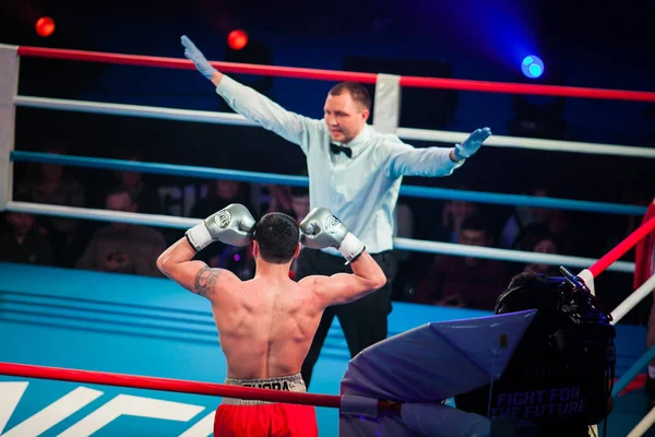 Moscow Março 2016 Grande Evento Boxe Profissional Lute Pelo Futuro — Fotografia de Stock