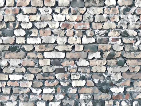 Parede de tijolo criativo fundo papel de parede — Fotografia de Stock