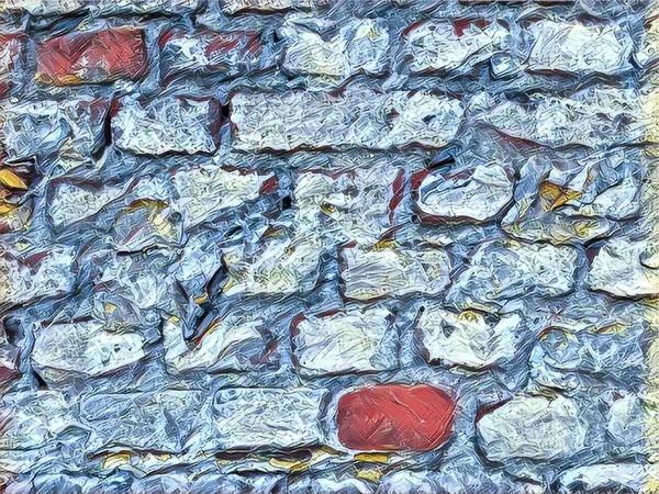 創造的なレンガ壁の背景の壁紙 — ストック写真