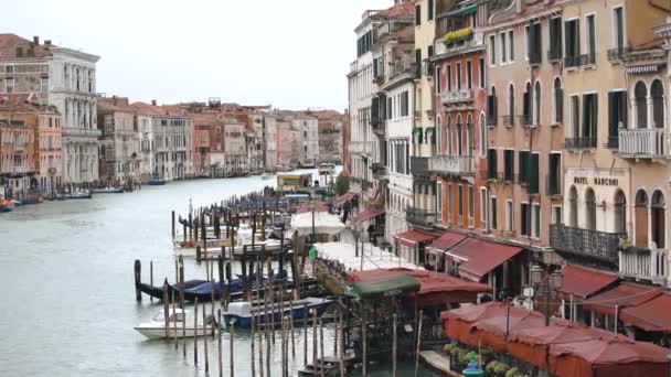 Venedig Italien Mai 2019 Schöne Altstadt Venezia Ancient Italian Bunten — Stockvideo