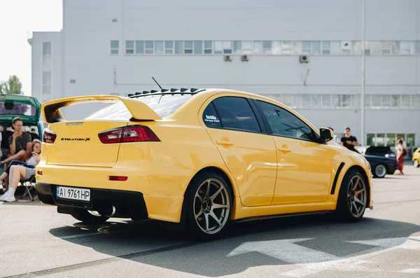 JDM show de carro com carros de deriva japonês sintonizado — Fotografia de Stock