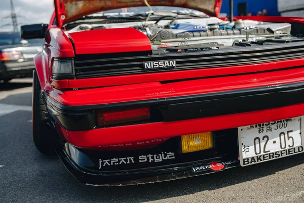 Jdm car show s laděnými japonskými drift auta — Stock fotografie