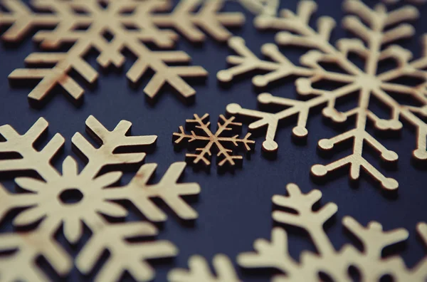 Kézzel készített téli ünnepek háttér — Stock Fotó