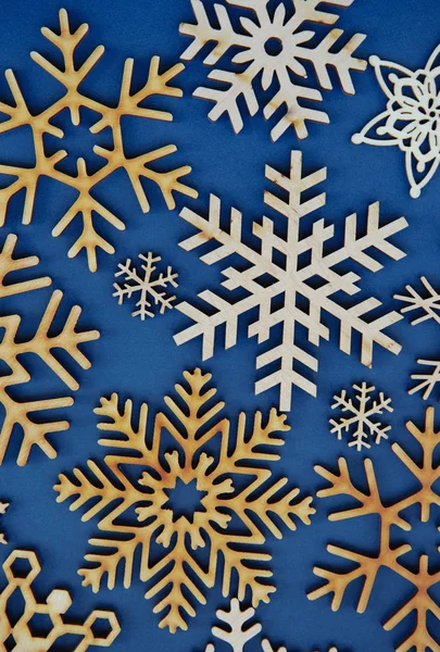 冬の休日のための手作り素朴な装飾 — ストック写真