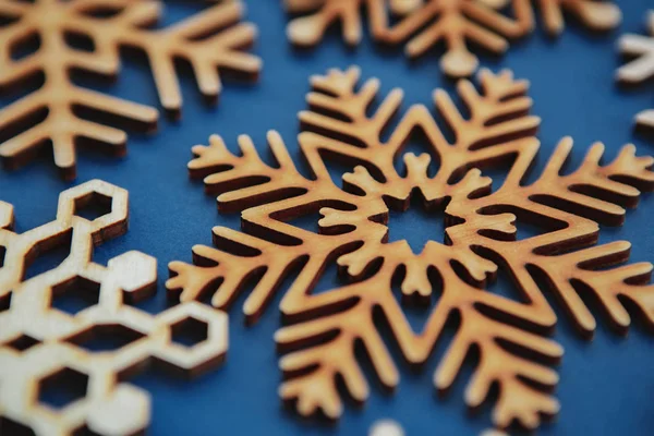 Kézzel készített rusztikus dekoráció téli vakációkhoz — Stock Fotó