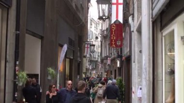 Cenova 'nın güzel Ceneviz Şehri' ne. Akdeniz kıyısındaki Liguria bölgesindeki turizm bölgesi