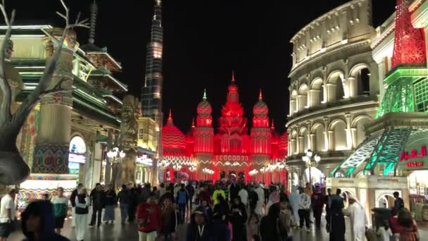 Dubai Vae Der Dämmerung Reise — Stockvideo