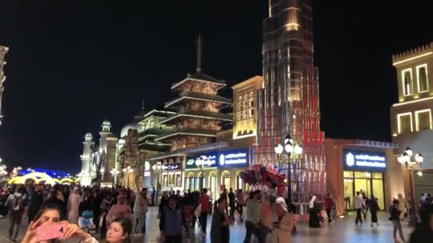 Dubai Egyesült Arab Emírségek Alkonyatkor Utazás — Stock videók