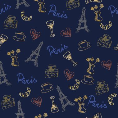 Fransa sembollü kusursuz desen 