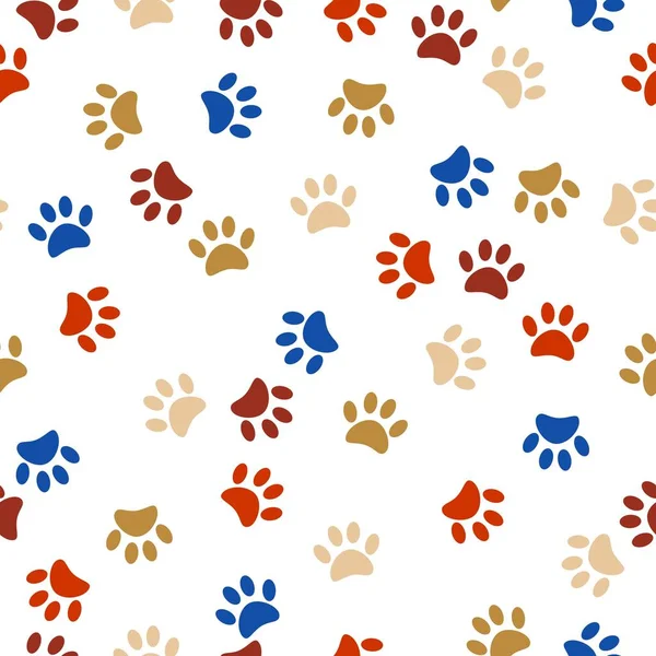 Cats Print Seamless Pattern Wallpaper — Stock Vector