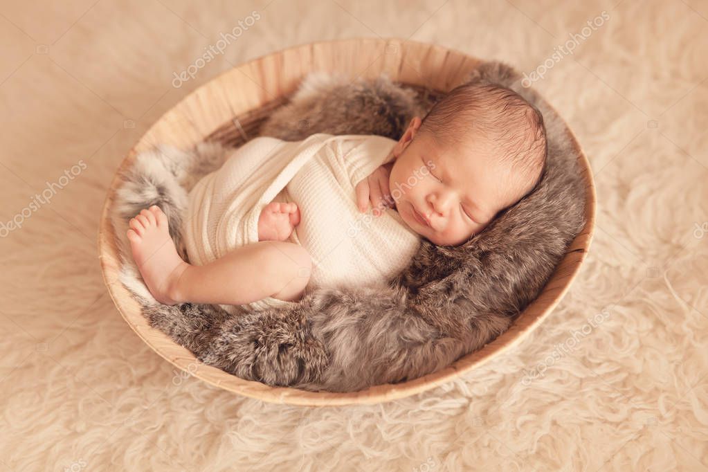 newborn sleeping basket